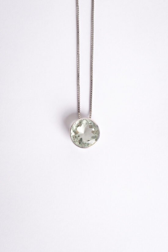Colar uno | prasiolita