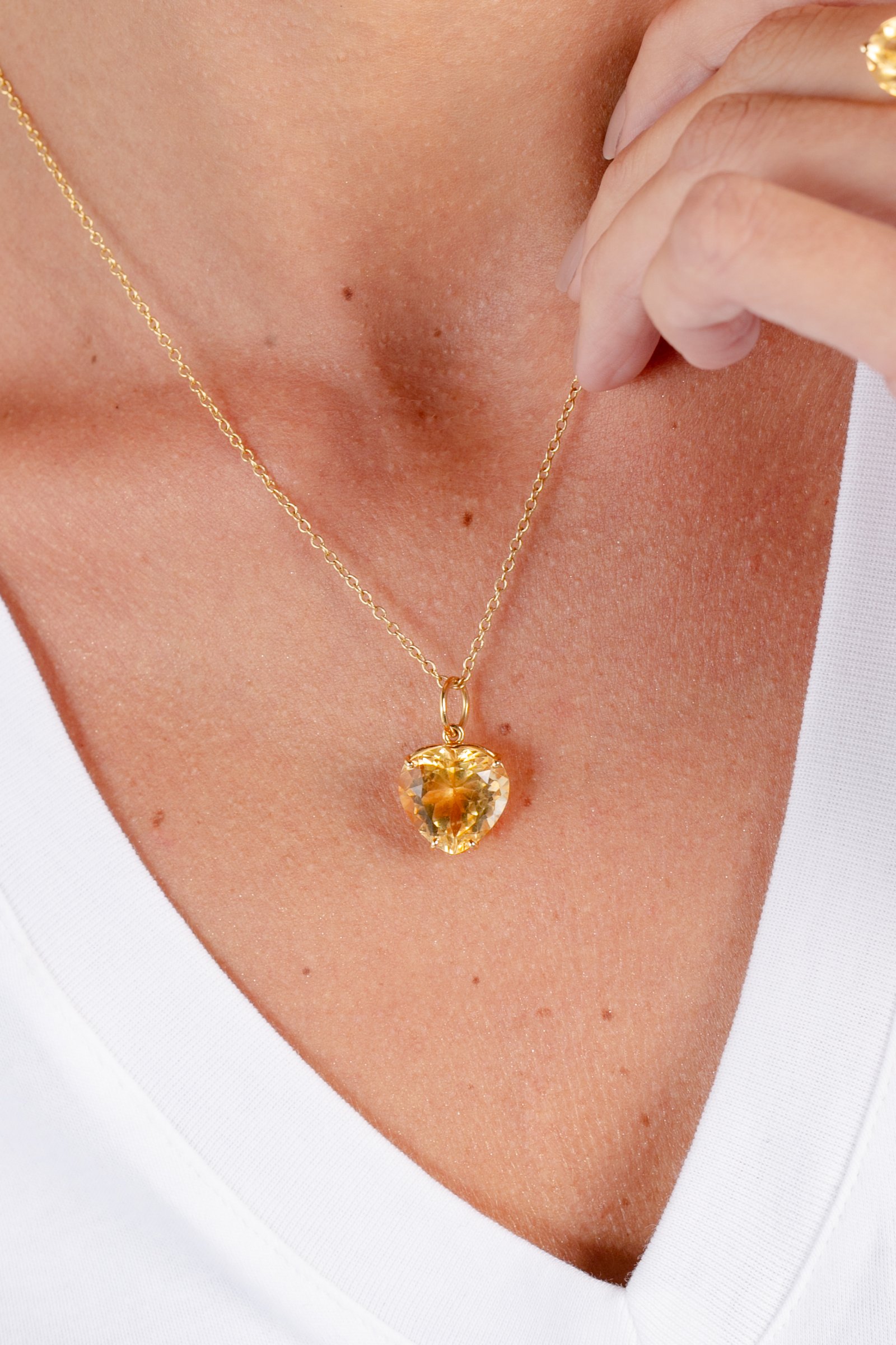 Colar conexão | citrino