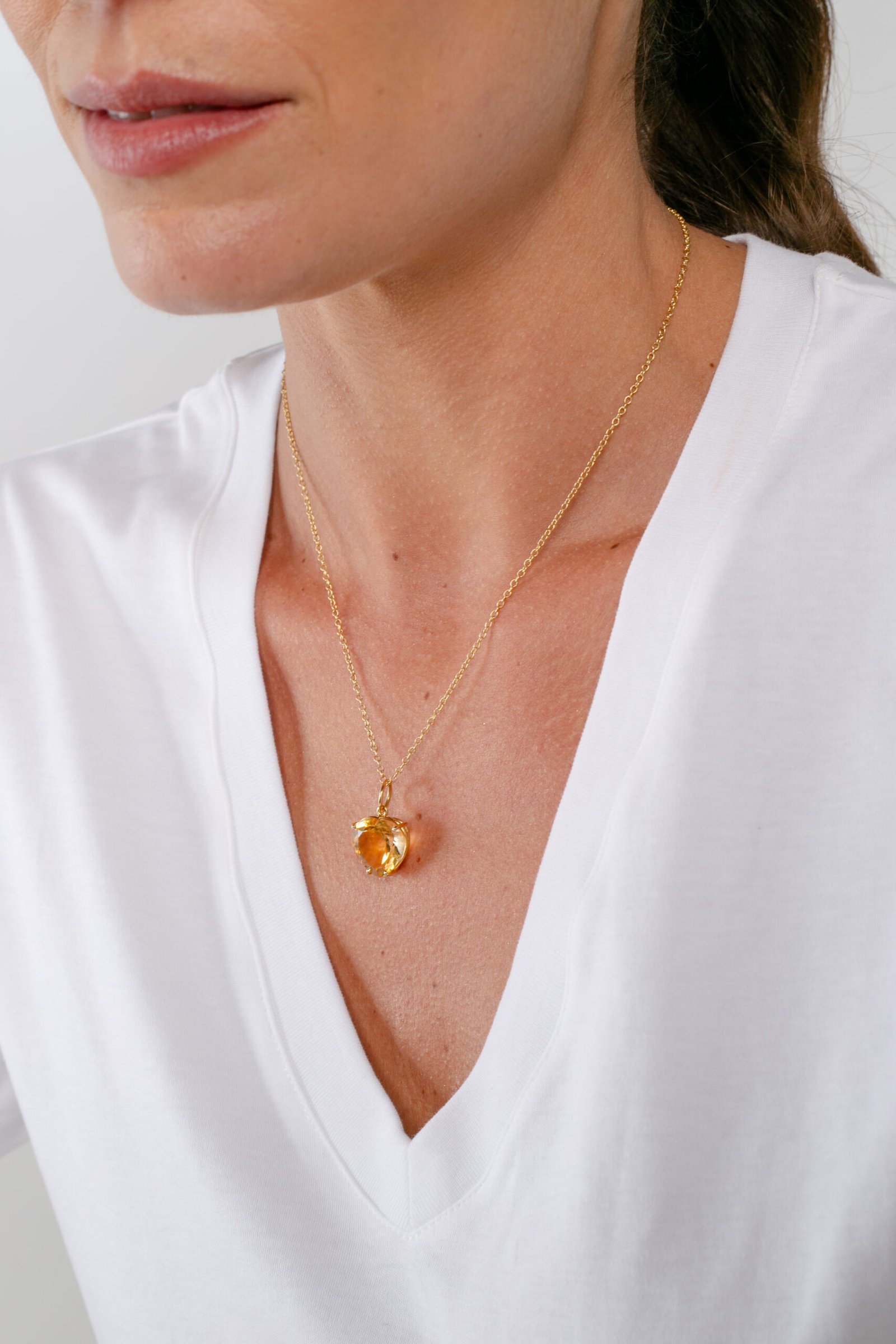 Colar conexão | citrino