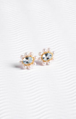 Brinco Helena | topázio sky