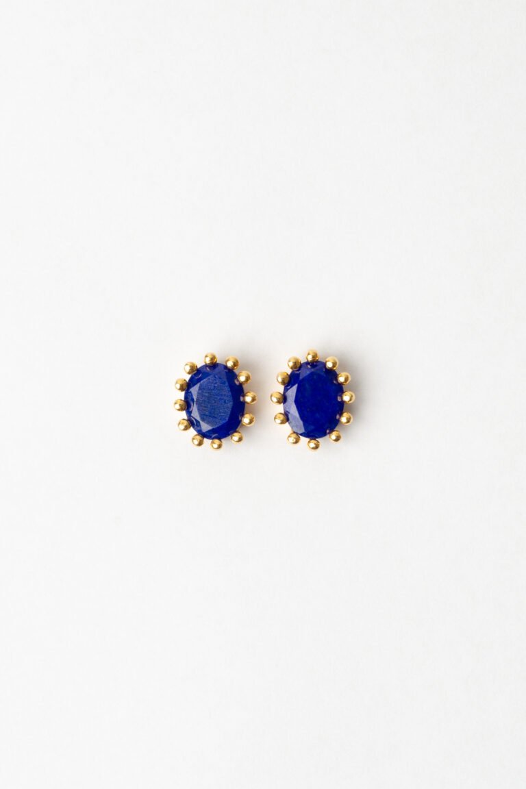 Brinco Ana | lápis lazuli